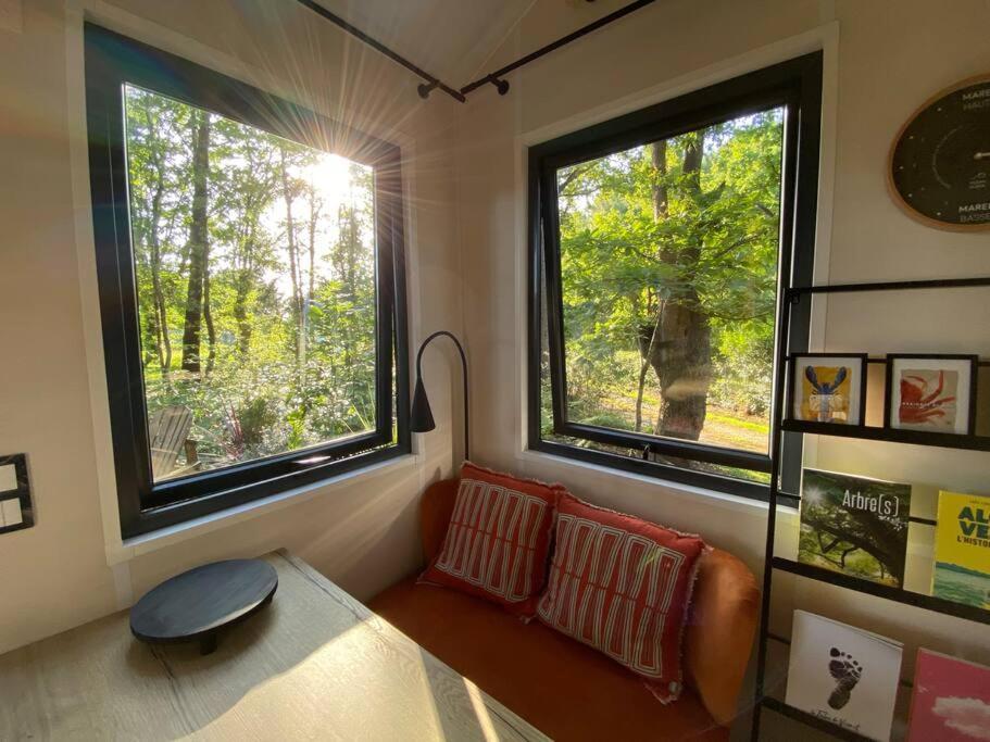 Tiny House Sur Terrain Boise A 10 Mn De La Mer Ferel Экстерьер фото